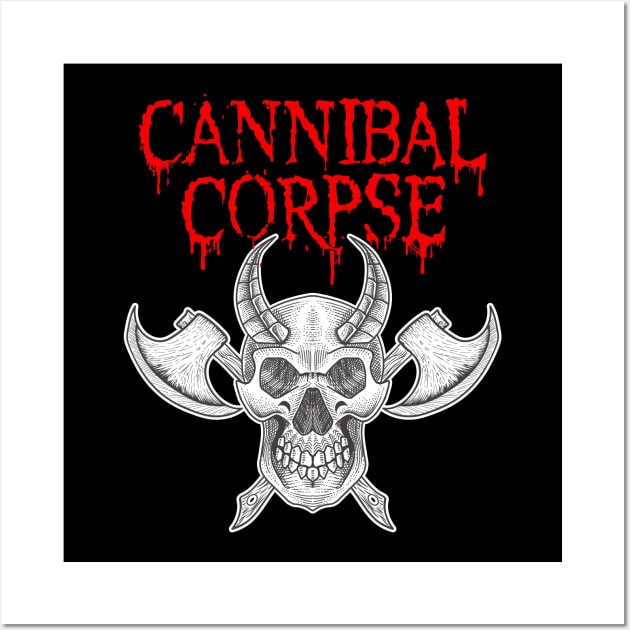 cannibal corpse death metal Wall Art by wiswisna